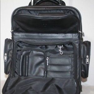 FRYE rolling leather backpack/bag